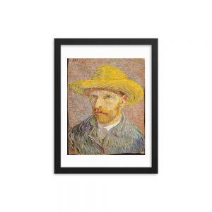 Vincent Van Gogh: Self Portrait with Straw Hat, Foldable Tote Bag